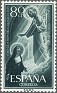 Spain - 1957 - Sacred Heart Of Jesus - 80 CTS - Verde - Spain, Sacred Heart Of Jesus - Edifil 1208 - Sacred Heart of Jesus - 0